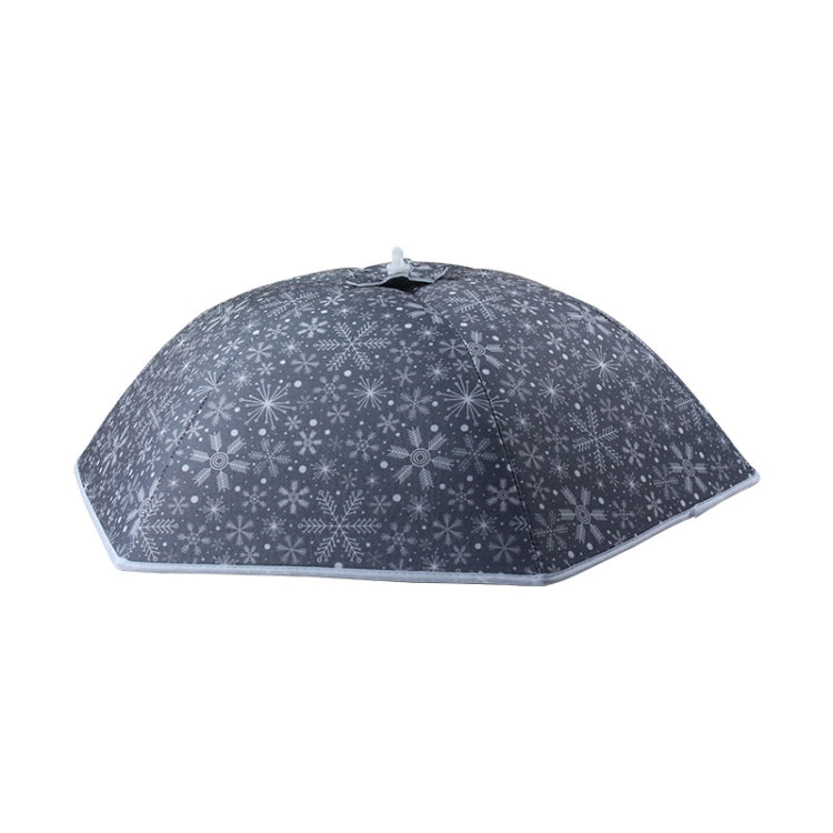 Couvercle de plat anti-moustiques et anti-insectes, isolation motif flocon de neige, pour restaurant et maison, couvercle de riz motif flocon de neige