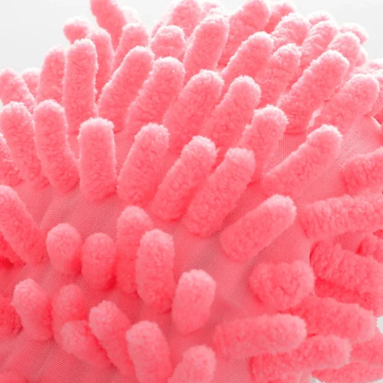 2pcs Couvre-chaussures en Chenille pour Mopping Paresseux Nettoyage du Sol Amovible et Lavable Balai Couleur Aléatoire, Balai pour Sol