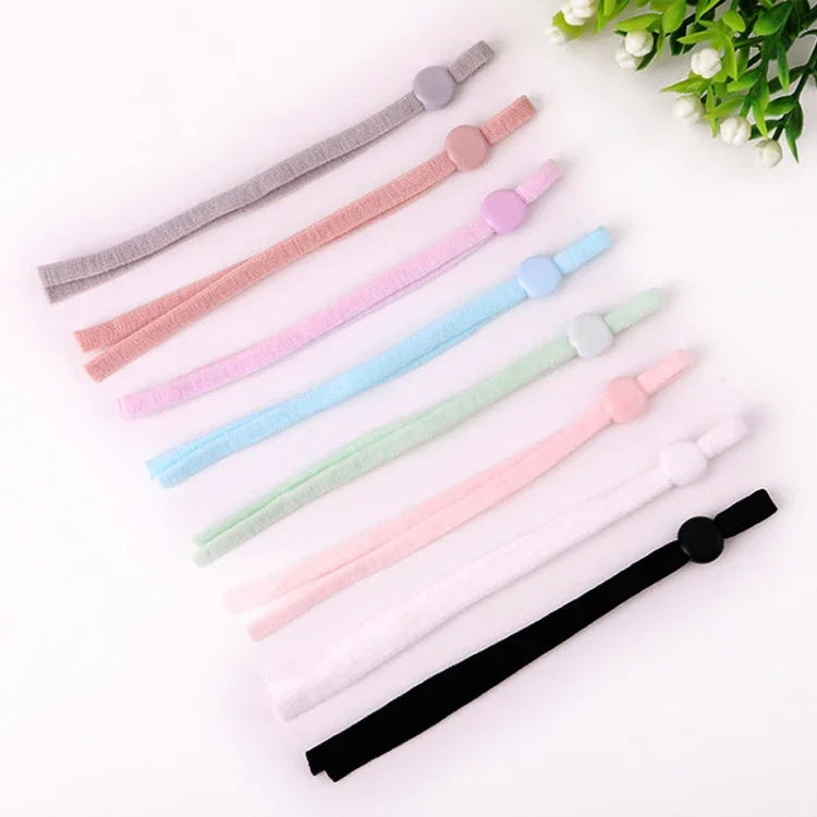 20pcs Cordon Élastique Réglable pour Masque, Livraison Couleur Aléatoire, Cordon Élastique pour Masque