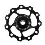 MEROCA Metal Bearings Mountain Bike Road Bike Rear Derailleur Guide Wheel 11T/13T Guide Wheel, 11T Black, 11T Red, 13T Red, 11T Blue, 13T Blue, 11T Purple, 13T Purple, 11T Silver, 13T Silver, 11T Electroplating Colorful, 13T Electroplating Colorful