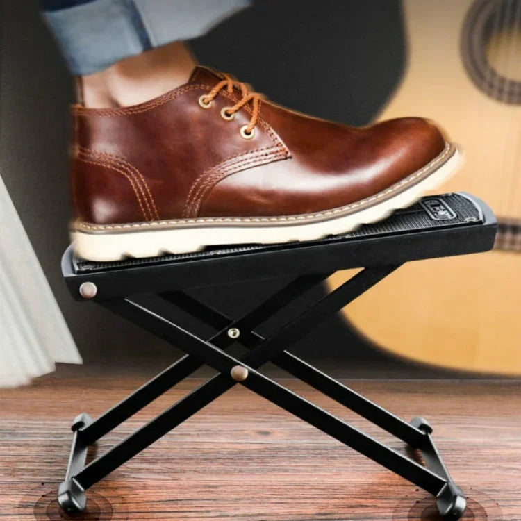 Repose-pieds de guitare réglable à 6 vitesses, panneau antidérapant, pédale de jeu de guitare, 6 vitesses