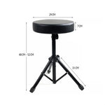 Tabouret releveur rond à support métallique, banc universel pour instruments de musique, tabouret releveur rond