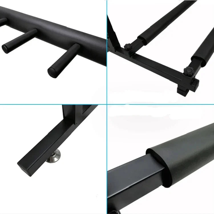 Étagère de présentation pliable en métal pour guitares, disponible en trois, cinq, sept ou neuf niveaux.