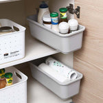 Étagère à épices murale coulissante sans perforation pour armoires et ustensiles de cuisine, blanc, gris
