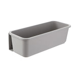 Étagère à épices murale coulissante sans perforation pour armoires et ustensiles de cuisine, blanc, gris