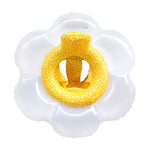 Anneau de siège tournesol pour enfants, bouée de natation gonflable pour bébé avec oreiller, anneau de siège tournesol