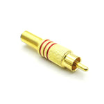 30 PCS RCA Lotus Head AV Audio and Video Plug Plum Blossom Plug Lotus Head RCA Head, 30pcs