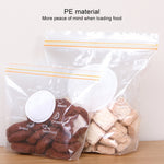 Sacs de conservation pour aliments frais, sacs de rangement pour réfrigérateur, en plastique épaissi, petit (30 pièces/lot), moyen (25 pièces/lot), grand (15 pièces/lot)