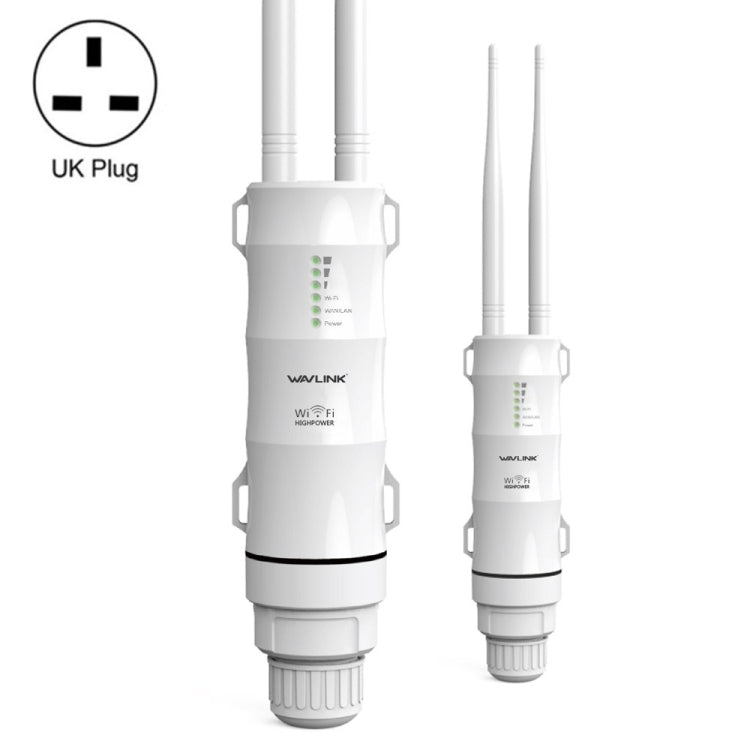 WAVLINK AC600 AP Répéteur Extérieur Haute Puissance Double Fréquence 2.4G/5G, Prise EU, Prise US, Prise UK
