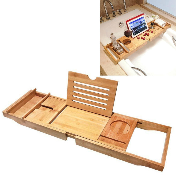 Étagère télescopique multifonctionnelle Support de téléphone pour tablette de bain WC Support de baignoire de salle de bain, Boîte simple, Boîte double