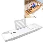 Étagère télescopique multifonctionnelle Support de téléphone pour tablette de bain WC Support de baignoire de salle de bain, Boîte simple, Boîte double