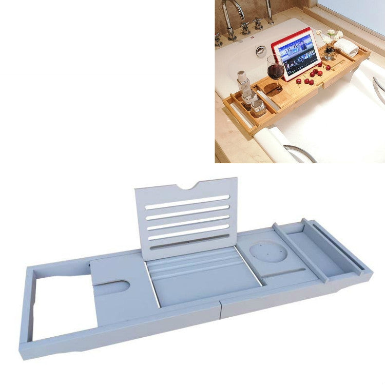 Étagère télescopique multifonctionnelle Support de téléphone pour tablette de bain WC Support de baignoire de salle de bain, Boîte simple, Boîte double