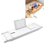 Étagère télescopique multifonctionnelle Support de téléphone pour tablette de bain WC Support de baignoire de salle de bain, Boîte simple, Boîte double