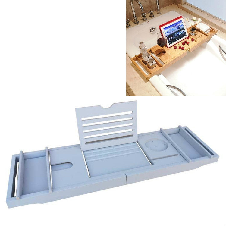 Étagère télescopique multifonctionnelle Support de téléphone pour tablette de bain WC Support de baignoire de salle de bain, Boîte simple, Boîte double