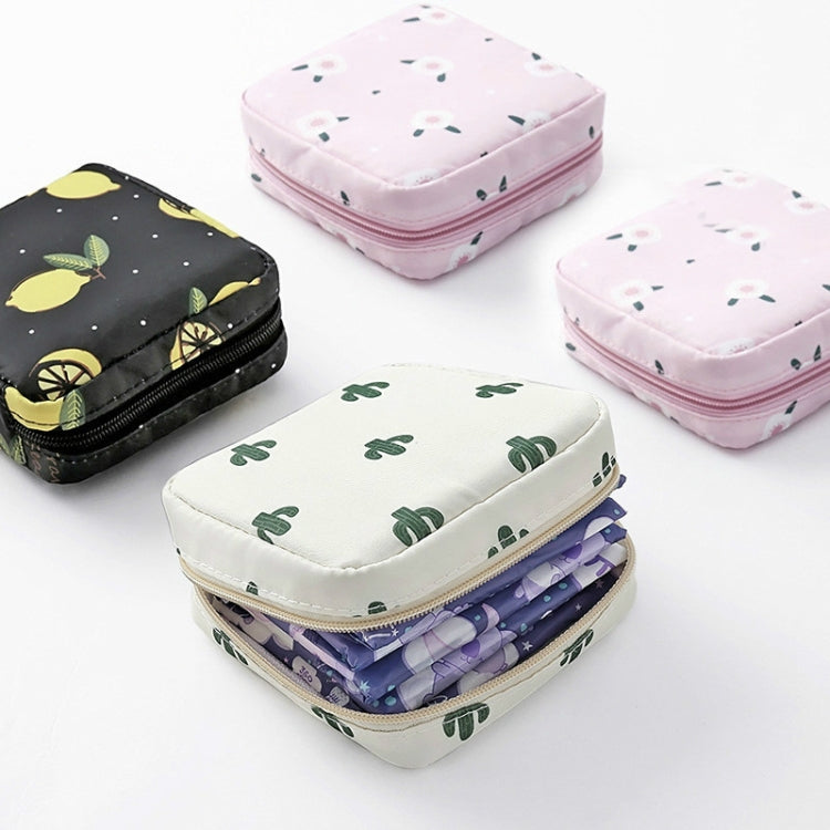 Sac de rangement épaissi portable pour serviettes hygiéniques de voyage