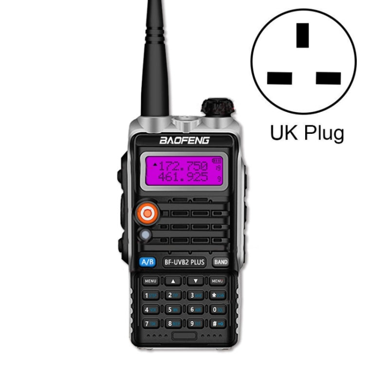 Baofeng BF-B2Plus talkie-walkie FM mini haute puissance 15 km, prise AU, prise UE, prise US, prise UK