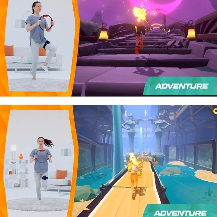 Anneau de fitness pour jeux vidéo + sangle de jambe pour Nintendo NS