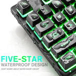 Clavier de jeu ZIYOULANG K16 87 touches colorées à lumière mixte pour ordinateur portable, longueur du câble : 1,5 m, K16