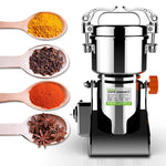 Broyeur de poudre de matériel médicinal pivotant, petite machine à moudre les médicaments pour pharmacie Prise UE, Machine à moudre les médicaments