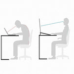 Support Invisible Champignon Créatif pour Ordinateur Portable, Compact, Portable, Élévateur de Bureau pour Ventilateur, Chauffage, Étagère, Noir, Vert
