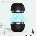 Support Invisible Champignon Créatif pour Ordinateur Portable, Compact, Portable, Élévateur de Bureau pour Ventilateur, Chauffage, Étagère, Noir, Vert