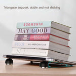 Support Invisible Champignon Créatif pour Ordinateur Portable, Compact, Portable, Élévateur de Bureau pour Ventilateur, Chauffage, Étagère, Noir, Vert