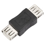 3 pièces tête femelle USB double droite Interface femelle USB double