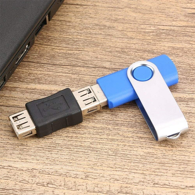 3 pièces tête femelle USB double droite Interface femelle USB double