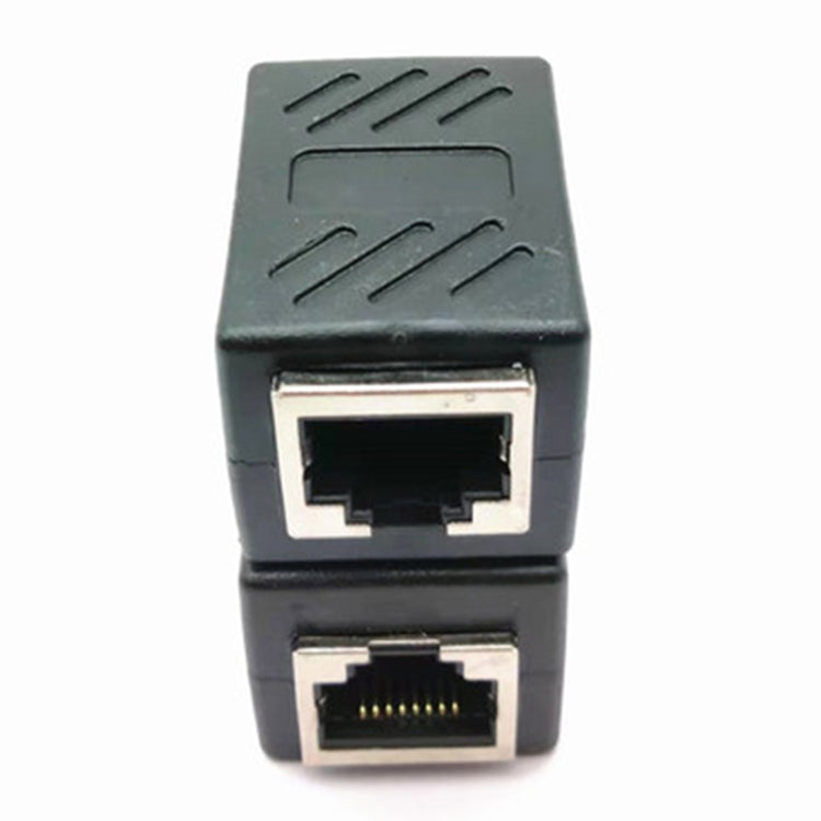 Connecteur de câble réseau RJ45 droit 8P8C blindé double passage