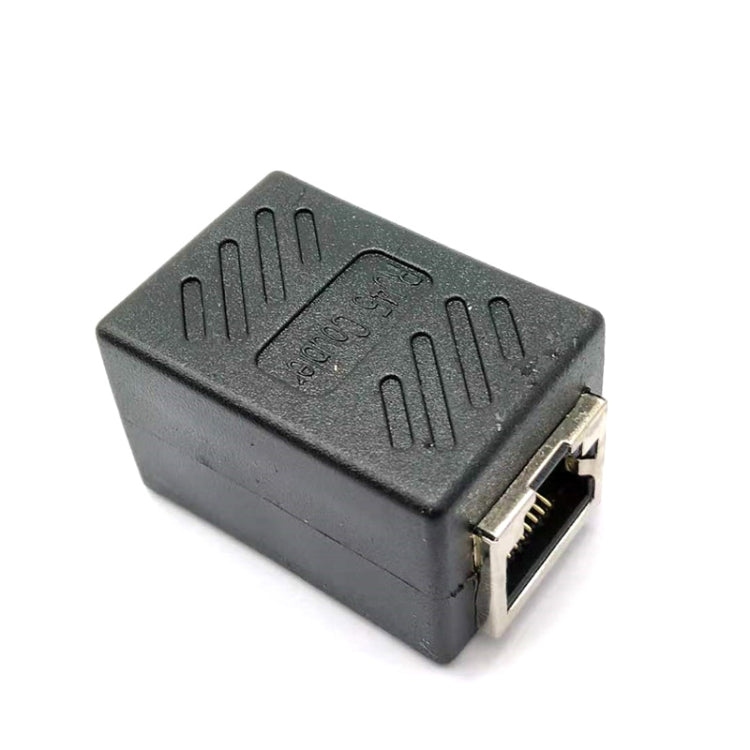 Connecteur de câble réseau RJ45 droit 8P8C blindé double passage