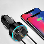 Halo Car MP3 Bluetooth Player Car Charger Car FM Transmitter 3.1A Car Charger, Elegant Black, Tyrant Gold, Snow Silver