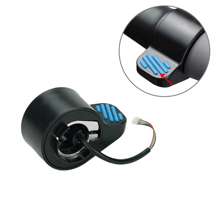 Accessoire de scooter Ninebot ES1 / ES2 / ES3 / ES4, accélérateur à cadran à doigt, bleu