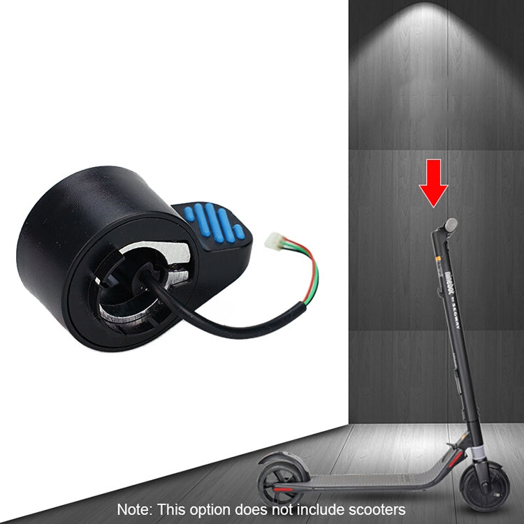 Accessoire de scooter Ninebot ES1 / ES2 / ES3 / ES4, accélérateur à cadran à doigt, bleu