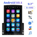 Lecteur MP5 de voiture à écran vertical HD 2,5D de 9,7 pouces avec navigation Android tout-en-un, Standard, Standard+Caméra 4 LED, Standard+Caméra 8 LED, Standard+Caméra 12 LED