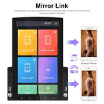 Lecteur MP5 de voiture à écran vertical HD 2,5D de 9,7 pouces avec navigation Android tout-en-un, Standard, Standard+Caméra 4 LED, Standard+Caméra 8 LED, Standard+Caméra 12 LED
