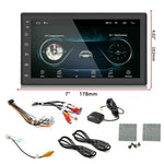 Voiture 7 pouces universel Android Navigation MP5 Lecteur GPS Bluetooth Navigation de voiture tout-en-un, Standard + Caméra 4 LED, Standard + Caméra 8 LED