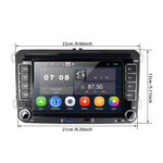 Convient au lecteur multimédia de voiture Volkswagen de 7 pouces, système de navigation intégré, Bluetooth, marche arrière, Android 10.0, 1+16G, 2+16G, 2+32G
