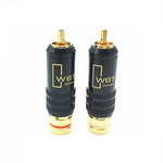 2 pièces prise RCA Lotus WBT-0144 prise AV audio et vidéo