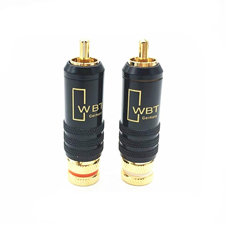 2 pièces prise RCA Lotus WBT-0144 prise AV audio et vidéo