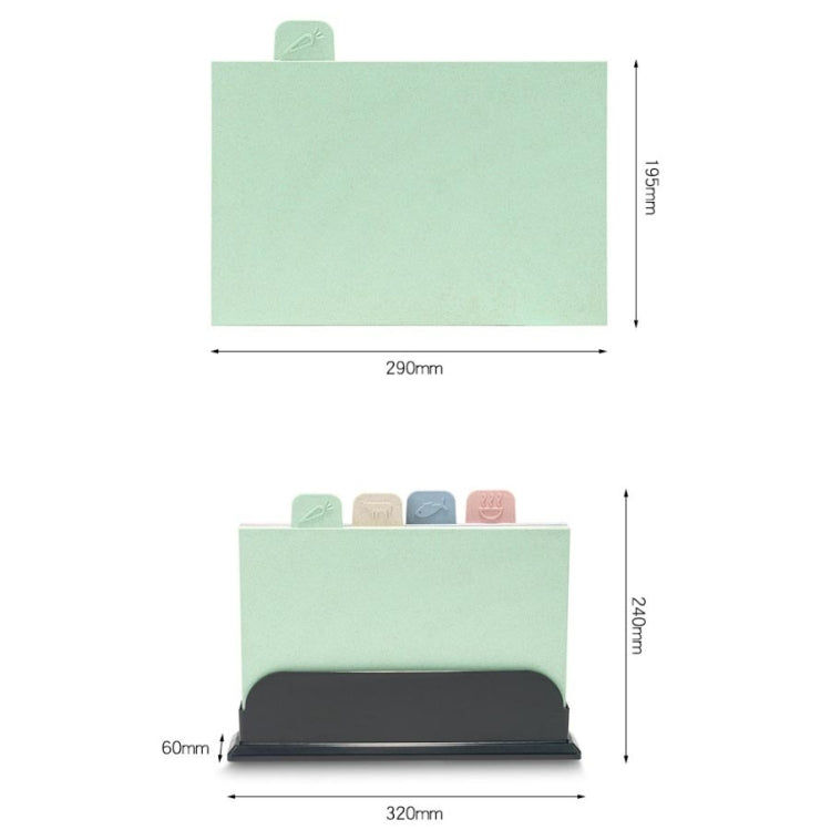 Ensemble de planches à découper multifonctionnelles antidérapantes en paille de blé, paille de blé