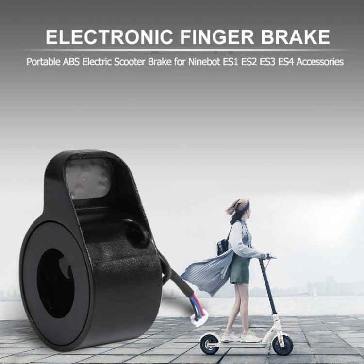 Accessoire de frein à cadran à doigt pour trottinette électrique Xiaomi n° 9 ES1 / ES2 / ES3 / ES4, blanc