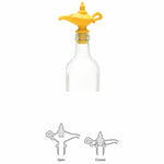 Verseur de vin rouge en silicone créatif, lampe magique d'Aladdin, bouchon de bouteille à scellage manuel sans air, lot de 3 bouchons de bouteille de vin