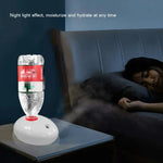 Mini humidificateur d'air ultrasonique portable de bureau, humidificateur de bouteille d'eau minérale domestique USB, humidificateur d'air