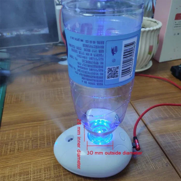 Mini humidificateur d'air ultrasonique portable de bureau, humidificateur de bouteille d'eau minérale domestique USB, humidificateur d'air