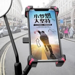 Support téléphone portable pour vélo électrique, rotation à 360 degrés, support réglable en quatre directions pour moto, guidon, rétroviseurs