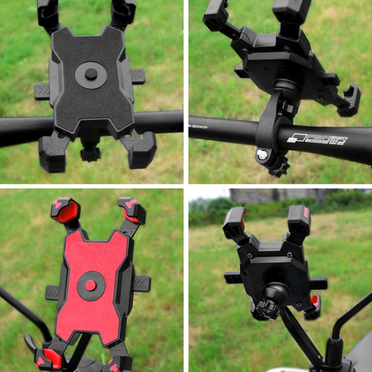 Support téléphone portable pour vélo électrique, rotation à 360 degrés, support réglable en quatre directions pour moto, guidon, rétroviseurs