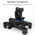 Support téléphone portable pour vélo électrique, rotation à 360 degrés, support réglable en quatre directions pour moto, guidon, rétroviseurs