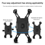 Support téléphone portable pour vélo électrique, rotation à 360 degrés, support réglable en quatre directions pour moto, guidon, rétroviseurs
