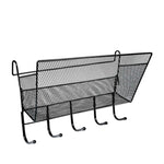Rangement suspendu pour lit superposé, crochet de panier suspendu, panier suspendu noir + crochet noir, panier suspendu blanc + crochet blanc