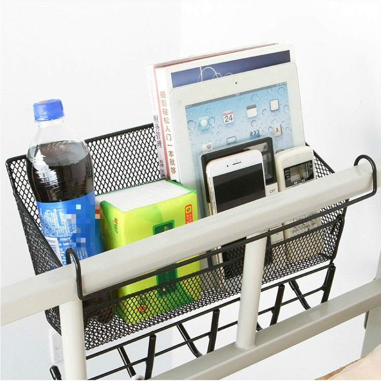 Rangement suspendu pour lit superposé, crochet de panier suspendu, panier suspendu noir + crochet noir, panier suspendu blanc + crochet blanc